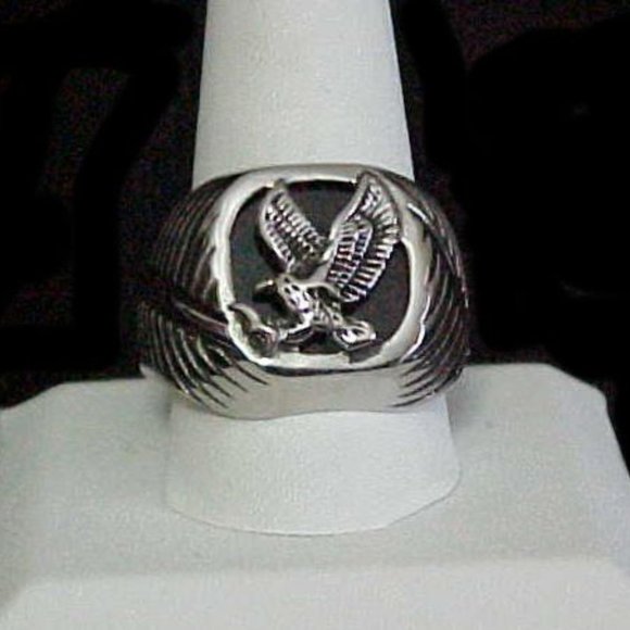 Stainless Steel Eagle Ring Size 12 - Picture 1 of 2